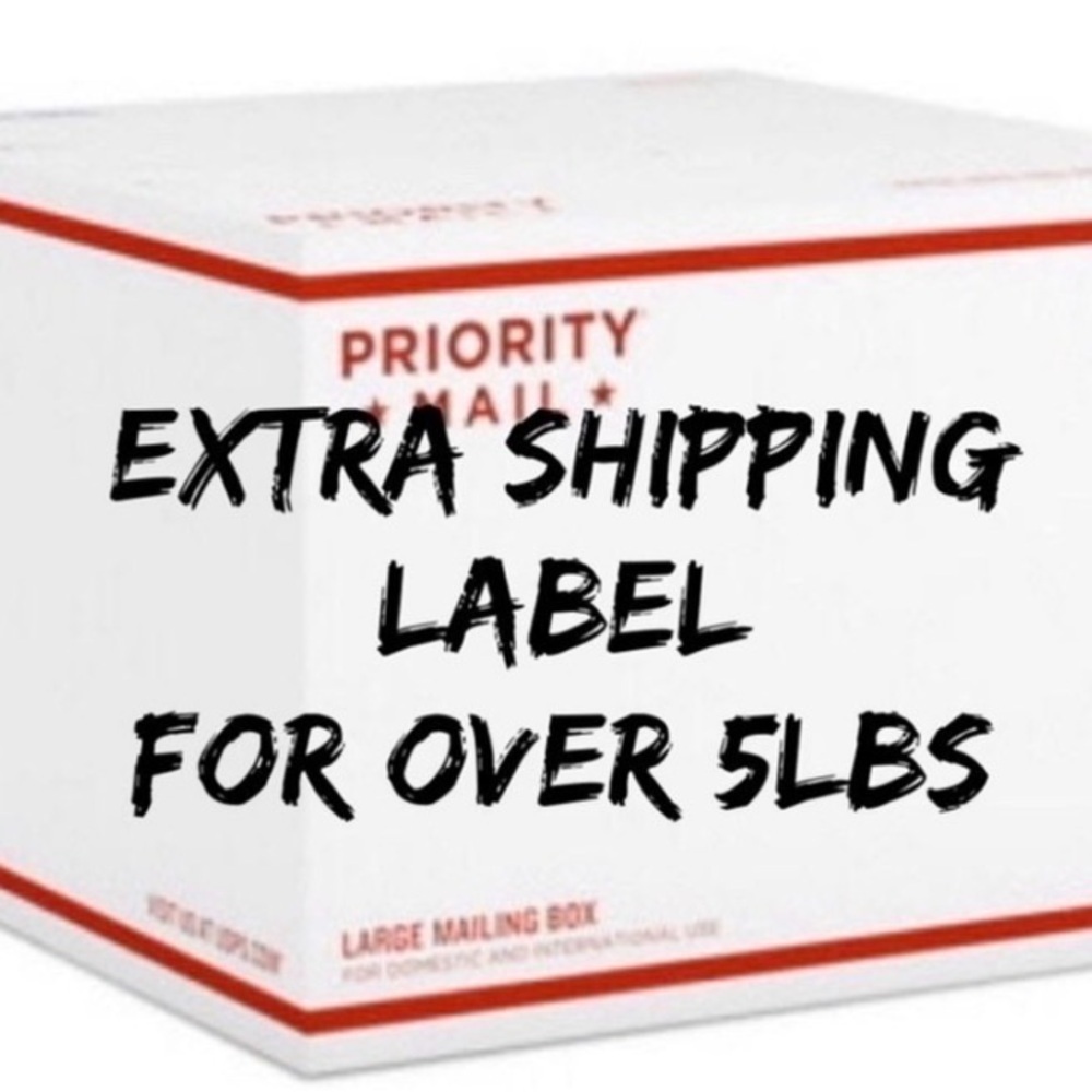 Priority Mail Shipping Label for Over 5lbs